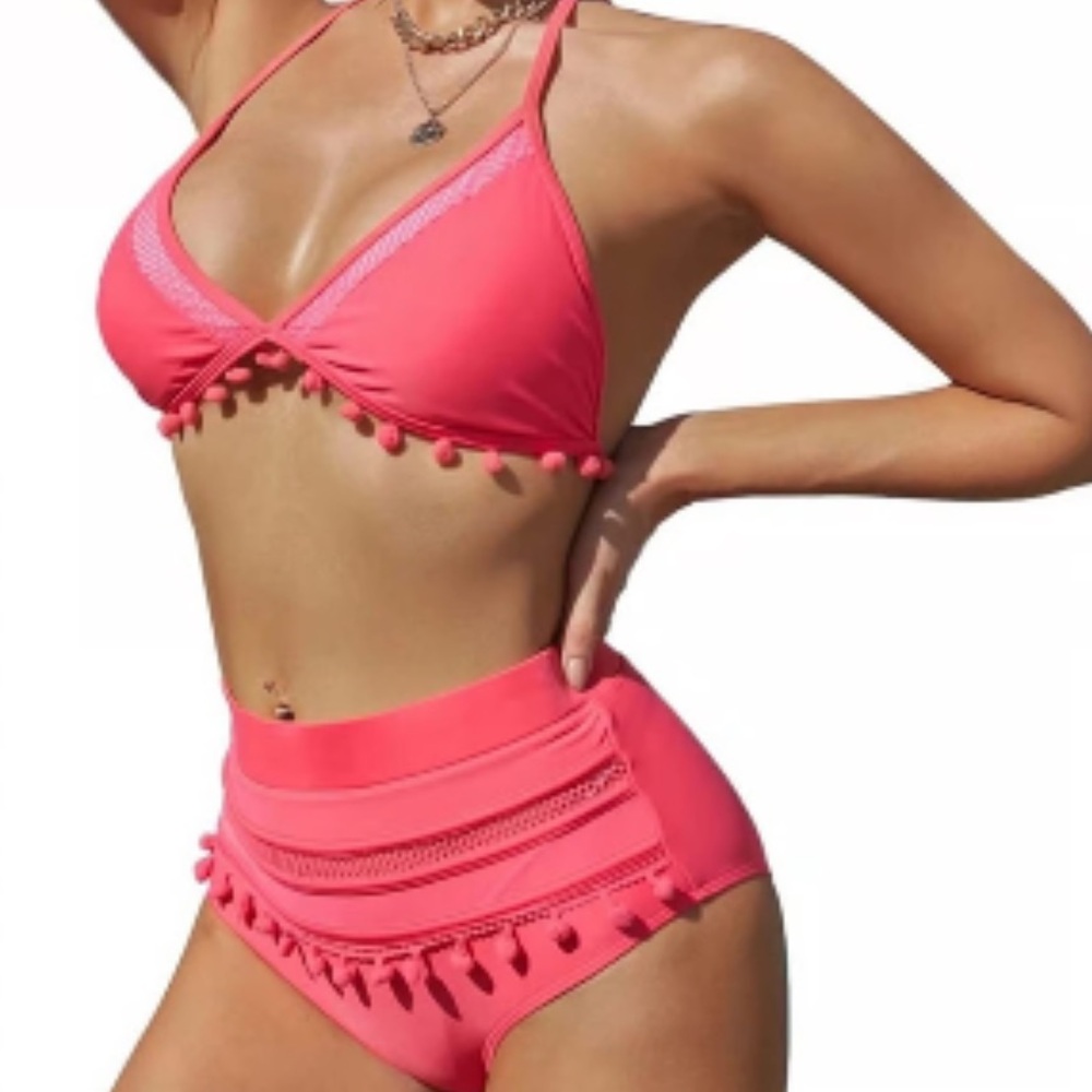 Bright pink bikini set NWOT